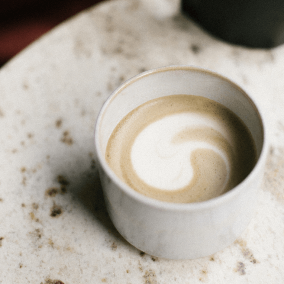 hojicha latte