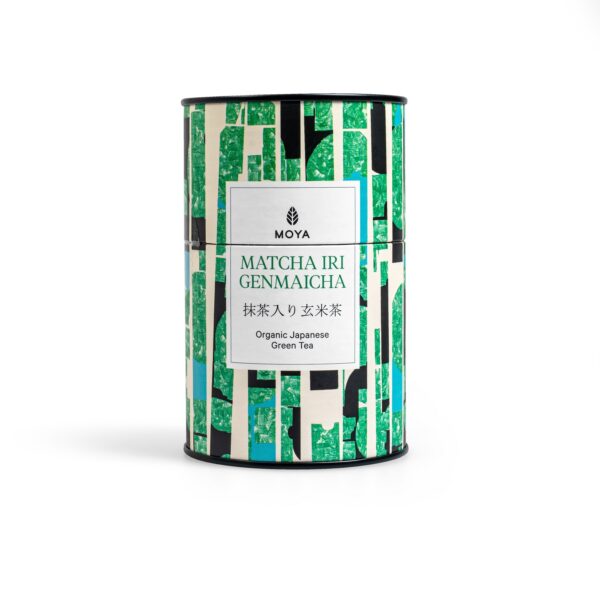 Moya Iri Genmaicha Organic Green Tea 60g front
