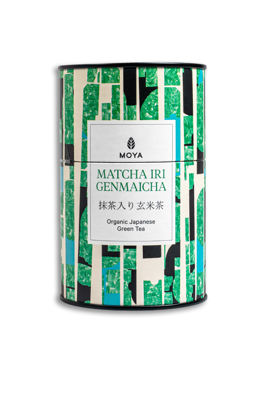 Moya Matcha Iri Genmaicha organiczna japońska zielona herbata
