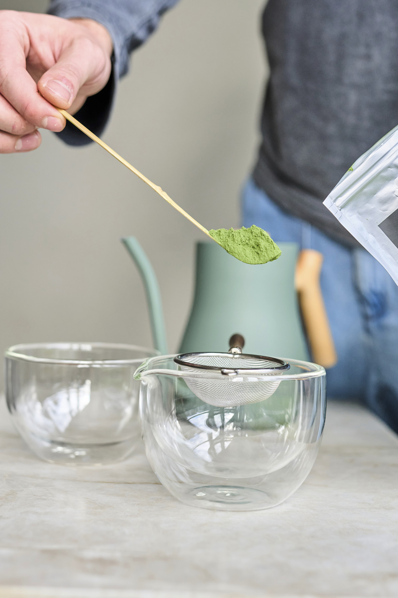 Chashaku - bambusowa łyżeczka do matchy