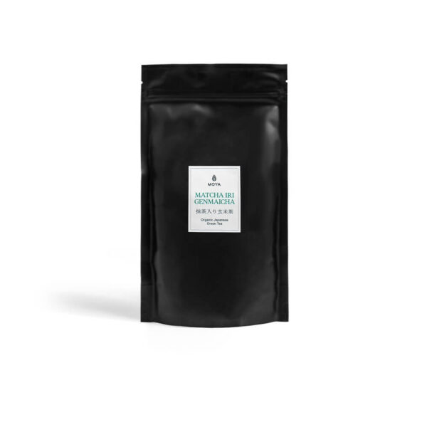 Moya Matcha Iri Genmaicha Organic Japanese Green Tea - Ziplock bag 250