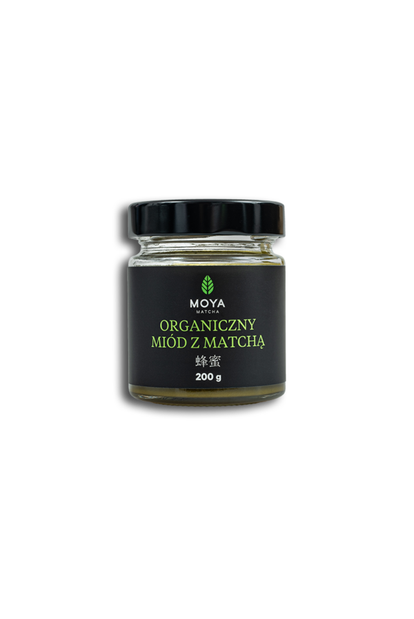 Organiczny Miód z Matchą