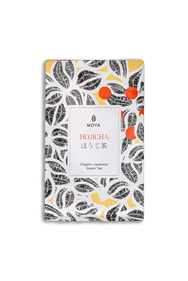 Moya Hojicha Organic Japanese Green Tea - Ziplock bag 80g