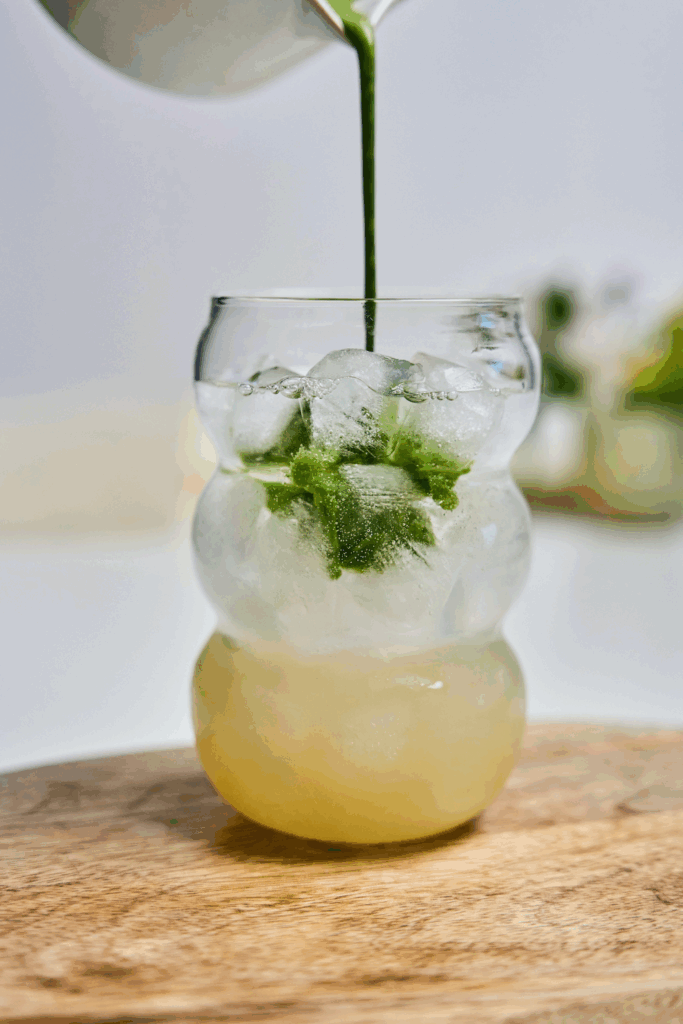 matcha tonic yuzu