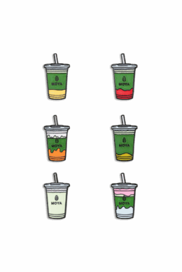 Pin Matcha - kolekcja napojów