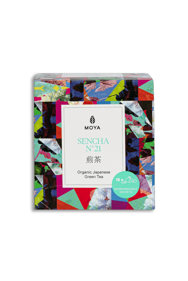 Moya Sencha organiczna japońska zielona herbata w saszetkach 15 x 1,5g